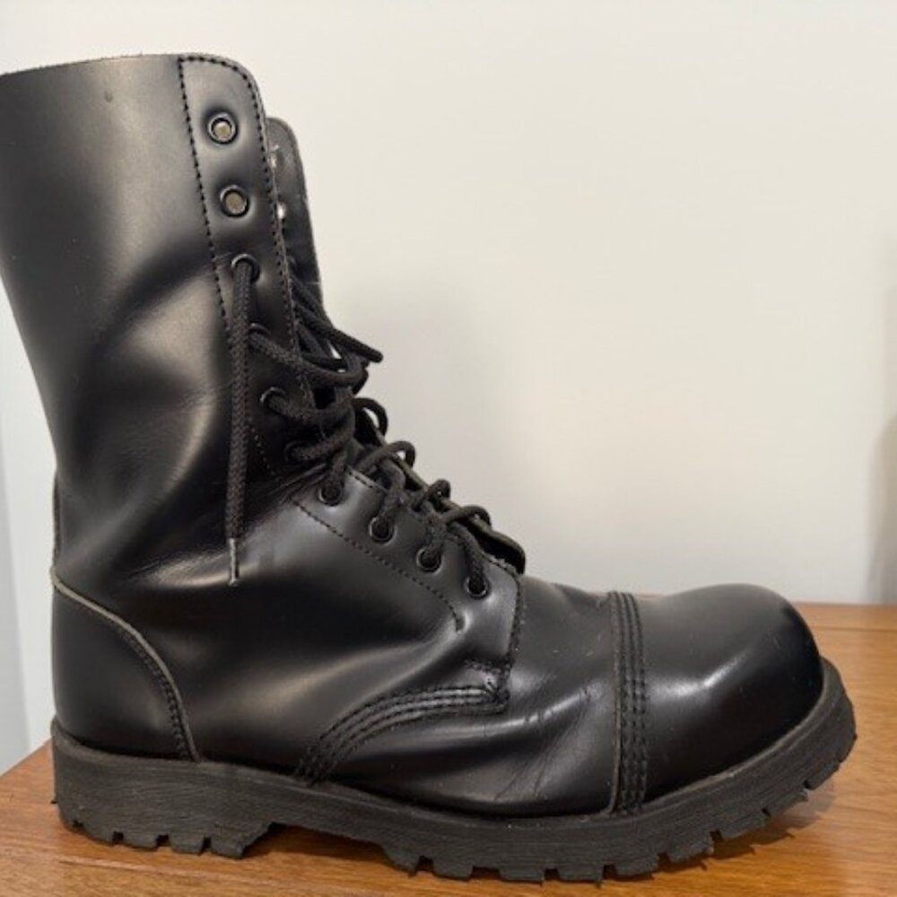 Underground England Commando Steel Cap Boots - Picture 6 of 11